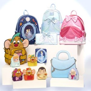 Cinderella Exclusive 75th Anniversary Shiny Series Iridescent Cosplay Mini Backpack