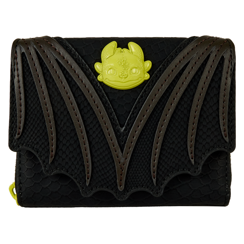 How To Train Your Dragon Night Fury Trifold Wallet