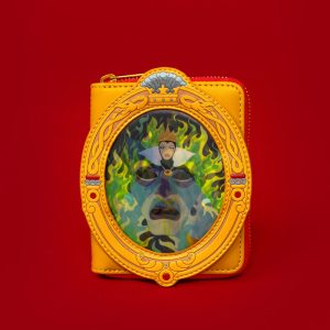 D23 Limited Edition Snow White Evil Queen Magic Mirror Lenticular Zip Around Wallet