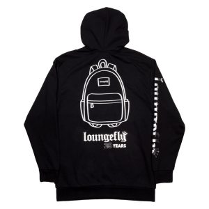 Loungefly 25th Anniversary Logo Black Unisex Hoodie