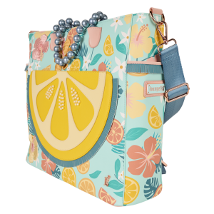 Loungefly Tropical Lemon Floral Convertible Backpack & Tote Crossbody Bag