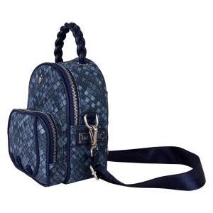 Loungefly Faux Denim Convertible Mini Backpack & Crossbody Bag