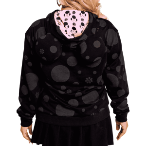 Minnie Mouse Floral Rock The Dots Unisex Hoodie