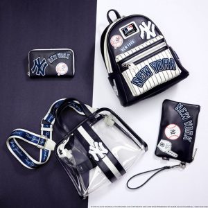 MLB NY Yankees Clear Tote Crossbody Stadium Bag with Pouch 