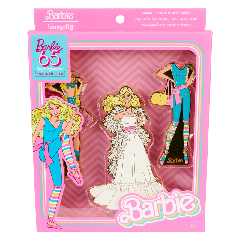 Barbie™ 65th Anniversary Paper Doll Magnetic Pin Set