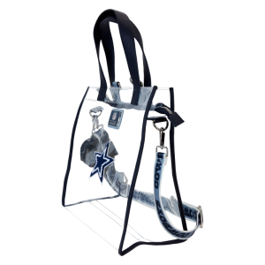 NFL Dallas Cowboys Clear Convertible Backpack & Tote Crossbody Stadium Bag