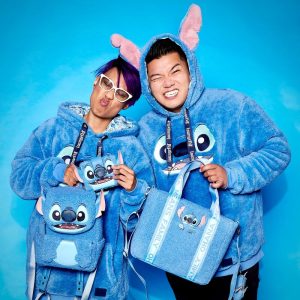 Stitch Plush Sherpa Cosplay Mini Backpack