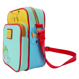Pokémon Color Block Starters Crossbody Bag