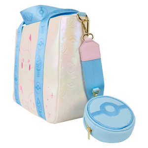 Pokémon Iridescent Pikachu Tote Crossbody Bag with Coin Bag