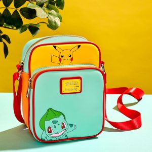 Pokémon Color Block Starters Crossbody Bag