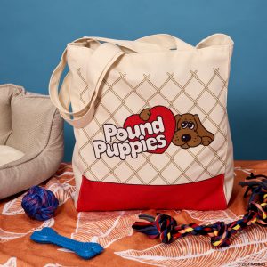 Pound Puppies 40th Anniversary Canvas Tote Bag