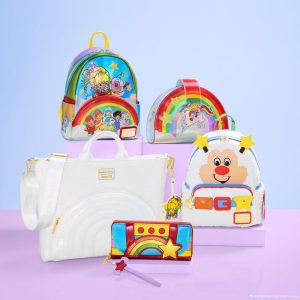 Rainbow Brite™ Iridescent Convertible Backpack & Tote Crossbody Bag