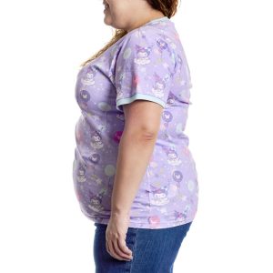 Sanrio Kuromi Carnival All-Over Print Unisex Ringer Tee 