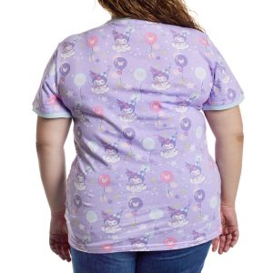 Sanrio Kuromi Carnival All-Over Print Unisex Ringer Tee 
