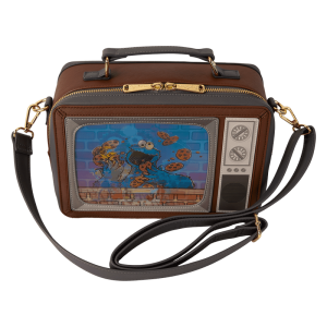 Sesame Street Lenticular Retro TV Triple Lenticular Crossbody Bag
