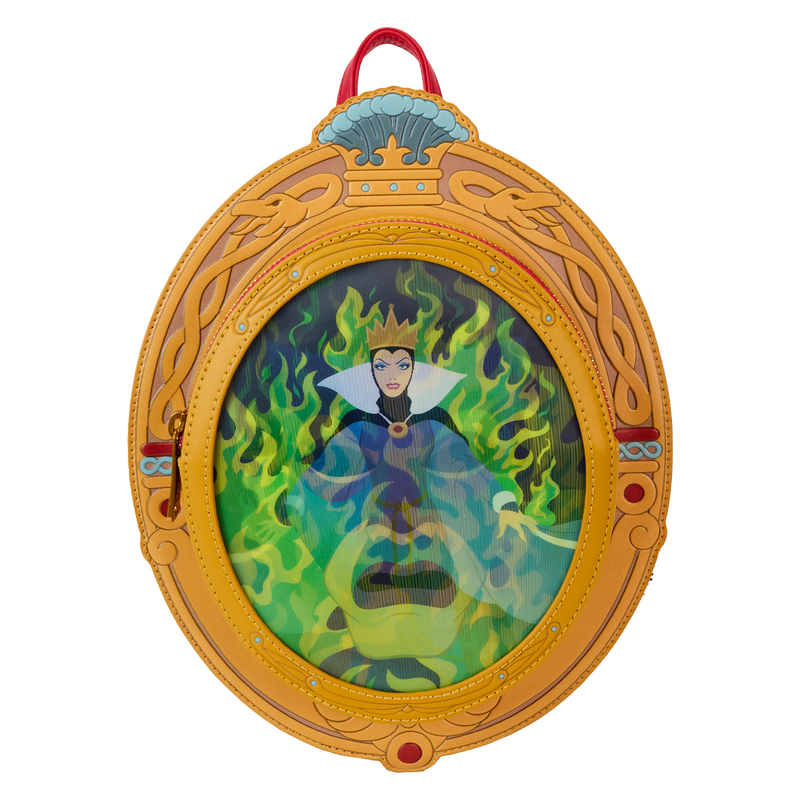 D23 Limited Edition Snow White Evil Queen Magic Mirror Lenticular Mini Backpack