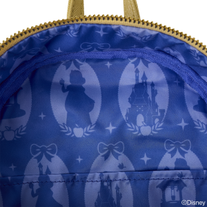 Disney Dogs & Cats Floral Faux Denim Convertible Backpack & Tote Bag with Coin Bag