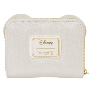 Minnie Mouse Iridescent Lace Wedding Zip Around Wallet